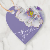 ÉTIQUETTE FAVEUR Fleurale Exotique Violette (Devant)