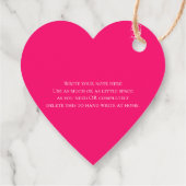 ÉTIQUETTE FAVEUR | Pivoine Écarlate Audacieuse et  (Dos)