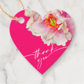 ÉTIQUETTE FAVEUR | Pivoine Écarlate Audacieuse et  (Devant)