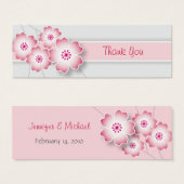 Étiquette Favor de mariage (Devant & derrière)