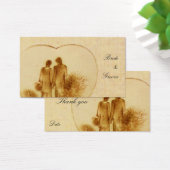 Étiquette Favor de mariage vintage (Bureau)