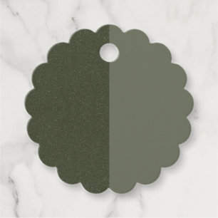Étiquette Favori Deux Tons Vert Mousse – Personnal