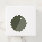 Étiquette Favori Deux Tons Vert Mousse – Personnal (En situation)