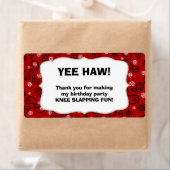 Étiquette Favorise la bouteille d'eau Cowboy - customisez-la (En situation)