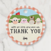 Étiquette Favoriser l'anniversaire de la ferme (Devant)