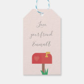 Étiquette Favoriser Valentine par courrier postal (Dos)