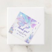 Étiquette Favorite du Carré Baby shower Sirène (En situation)