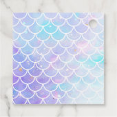 Étiquette Favorite du Carré Baby shower Sirène (Dos)