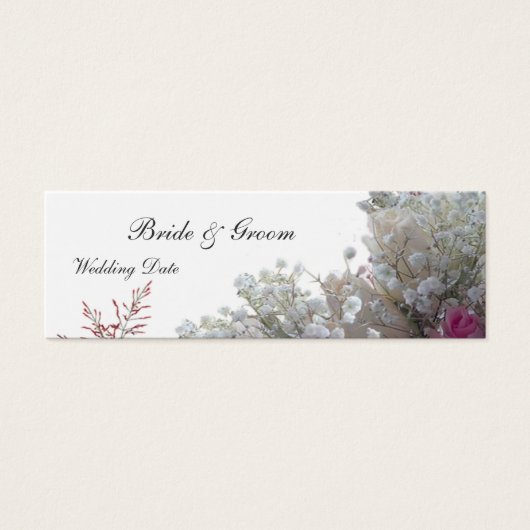 Étiquette Favour Mariage rose (Devant)