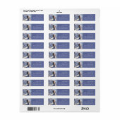 Étiquette Fée bleue Fantaisie Art (Feuille entière)