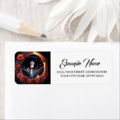 Étiquette Fée mignonne au feu de lune. (En situation)