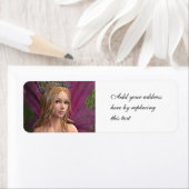 Étiquette Fée rose (En situation)