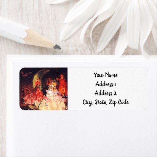 Étiquette Fées d'été (En situation)