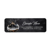 Étiquette Femme élégante (Devant)