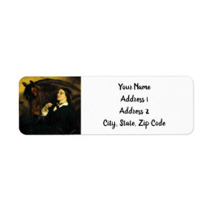 Étiquette Femme et Cheval