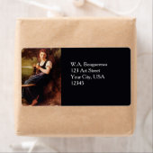 Étiquette Femme tricot par William-Adolphe Bouguereau (En situation)