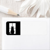 Étiquette Fenêtre Cat Cliquez pour Customiser Obtenir une dé (En situation)