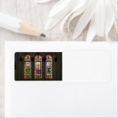 Étiquette Fenêtre Église (En situation)