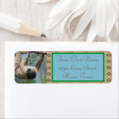 Étiquette Fente avec Motif (En situation)