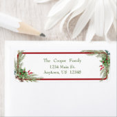 Étiquette Fer et baies sèches (En situation)