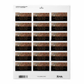 Étiquette Fermeture du journal pétrifié I (Feuille entière)