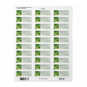 Étiquette Fern Feuilles. (Feuille entière)