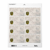 Étiquette Fernspählehrkompanie 200 [FSLK200] (Feuille entière)
