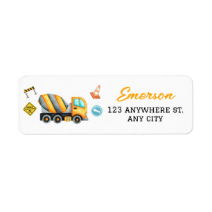 Étiquette Fête d'anniversaire de la construction