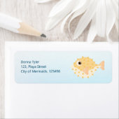 Étiquette Fête d'anniversaire de la Sirène et de ses amis (En situation)