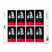 Étiquette FÊTE DE DÉGUSTATION DE VIN SOMMELIER, Damas (Feuille entière)