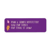 Étiquette Fête de l'Action d'Amabilité | Adresse de retour P (Devant)