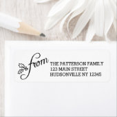 Étiquette Fête de Noël et de Noël (En situation)