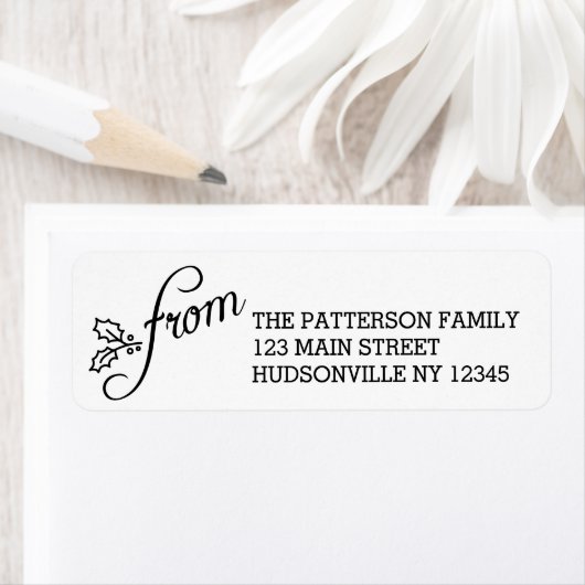 Étiquette Fête de Noël et de Noël (En situation)