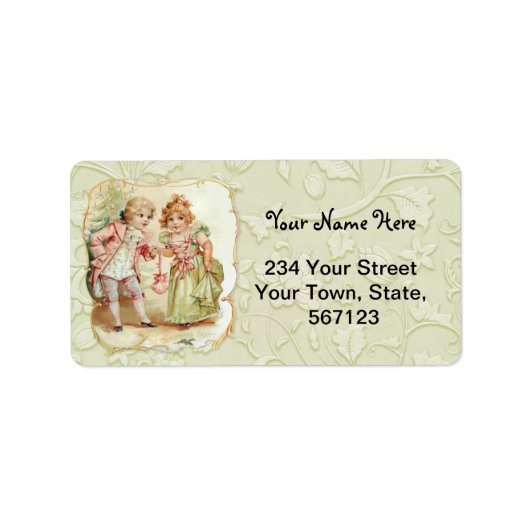 Étiquette Fête de Noël - Francis Brundage (Devant)