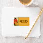 Étiquette Fête des mariées d'Halloween d'octobre (En situation)