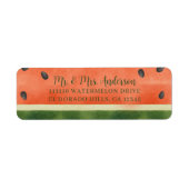 Étiquette Fête d'été à la pastèque de toutes les façons (Devant)