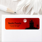 Étiquette Fête d'Halloween (En situation)