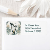 Étiquette Fête traditionnelle de la harpe celtique St Patric (En situation)