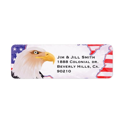 Étiquette Fêter l'aigle de l'indépendance (Devant)