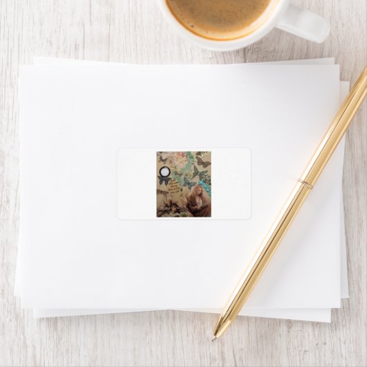 Étiquette Feu autocollant (En situation)