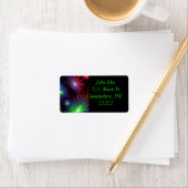 Étiquette Feu d'artifice éblouissant (En situation)