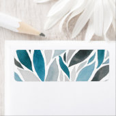 Étiquette feuille d'arbre (En situation)