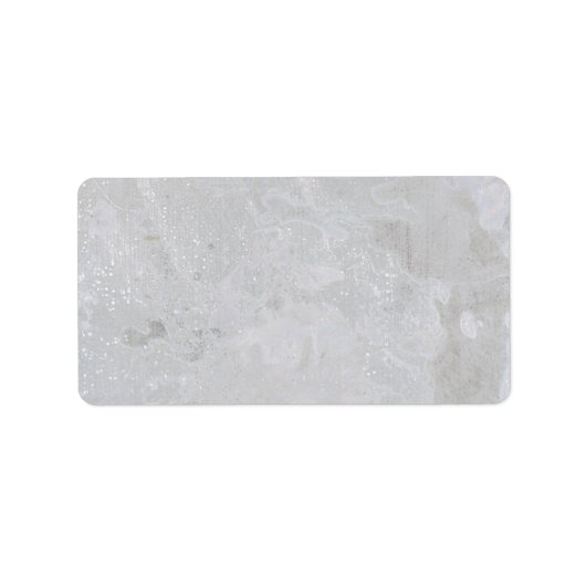 Étiquette Feuille d'argent oxydée colorée (Devant)