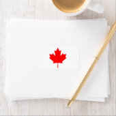 Étiquette Feuille d'autocollants Maple Leaf Autocollant viny (En situation)