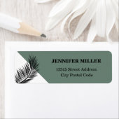 Étiquette Feuille de palme (En situation)