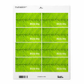 Étiquette Feuille verte (Feuille entière)