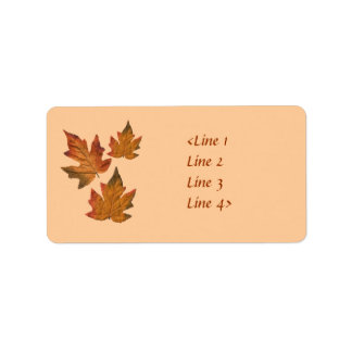 Étiquette Feuilles automnales