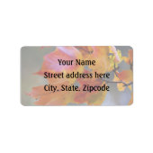 Étiquette Feuilles d'automne (Devant)