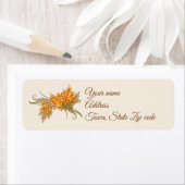 Étiquette Feuilles d'automne (En situation)