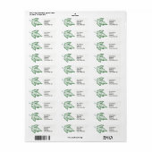 Étiquette Feuilles de la nature Imprimer, feuille d'érable d (Feuille entière)
